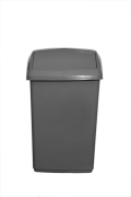 Whitefurze 30lt Silver Swing Bin